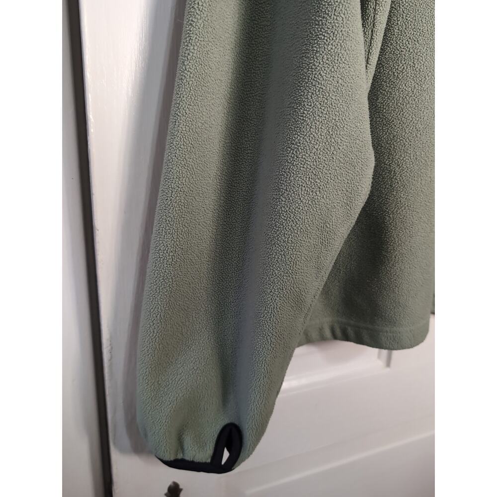 VTG The North Face Fleece Sweater Men's L Green Crew Neck Sport Outdoor(991) - Picture 2 of 6